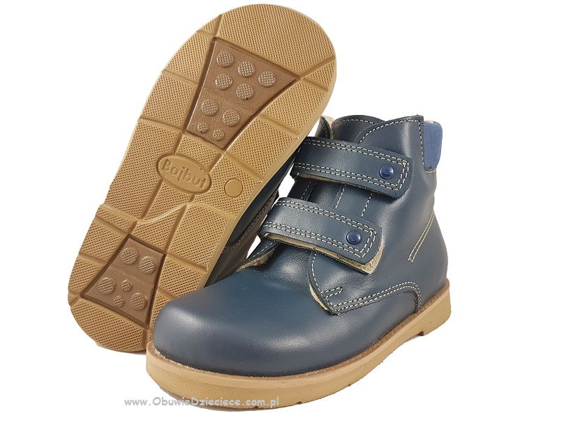 8-B-86gr granatowe buty, trzewiki na rzepy, obuwie dziecięce przedszkolne 19-34 Bajbut 8-B-86gr granatowe buty, trzewiki na rzepy, obuwie dziecięce przedszkolne 19-34 Bajbut